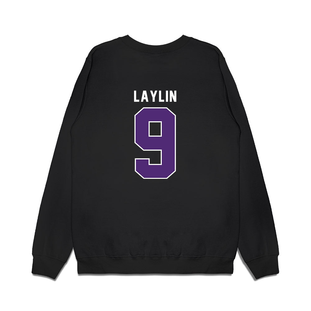 UST - NCAA Men's Ice Hockey : Casy Laylin - Vintage Shersey Premium Crewneck Sweatshirt-1