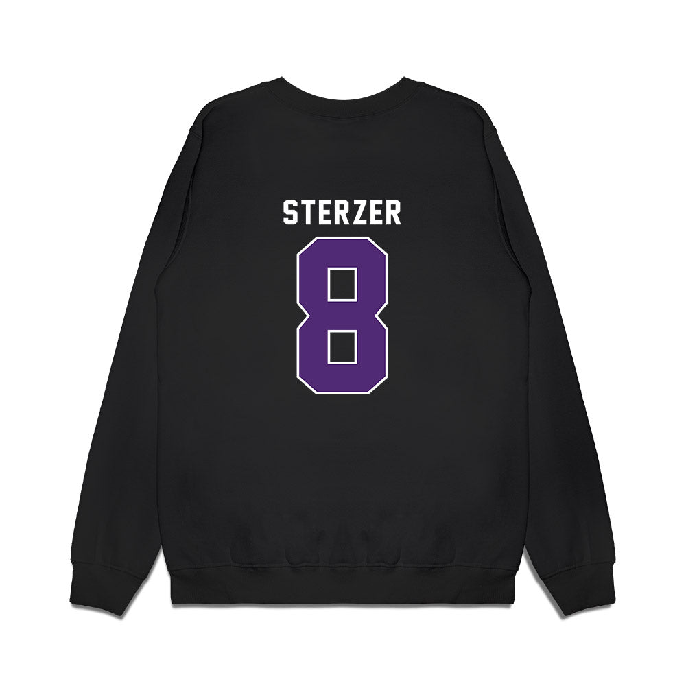 UST - NCAA Men's Ice Hockey : Caige Sterzer - Vintage Shersey Premium Crewneck Sweatshirt-1