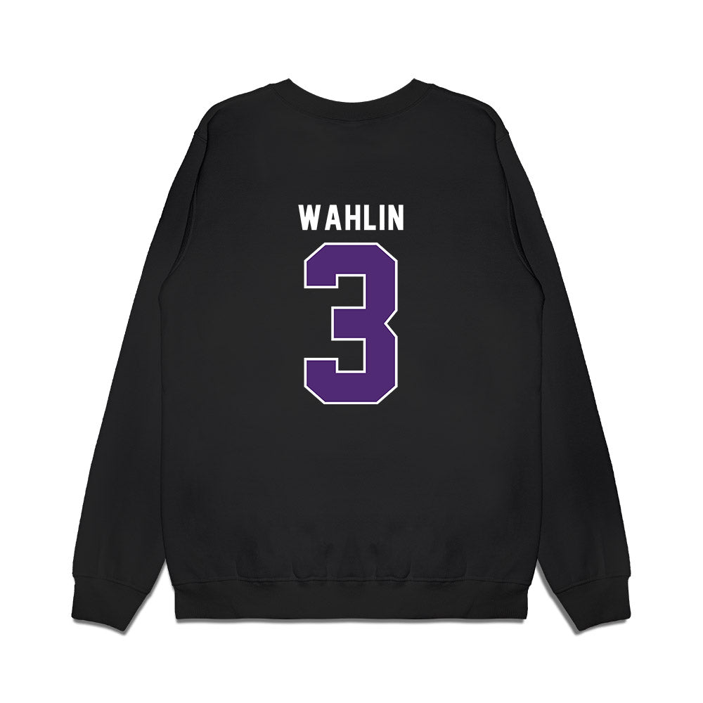 UST - NCAA Men's Ice Hockey : Lucas Wahlin - Vintage Shersey Premium Crewneck Sweatshirt-1