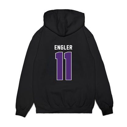 UST - NCAA Women's Ice Hockey : Maya Engler - Vintage Shersey Premium Hooded Sweatshirt-1