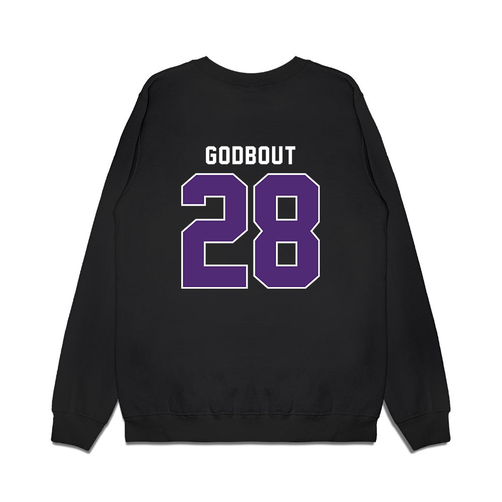UST - NCAA Men's Ice Hockey : Dylan Godbout - Vintage Shersey Premium Crewneck Sweatshirt-1