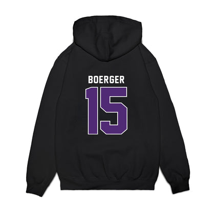 UST - NCAA Women's Ice Hockey : Ella Boerger - Vintage Shersey Premium Hooded Sweatshirt-1