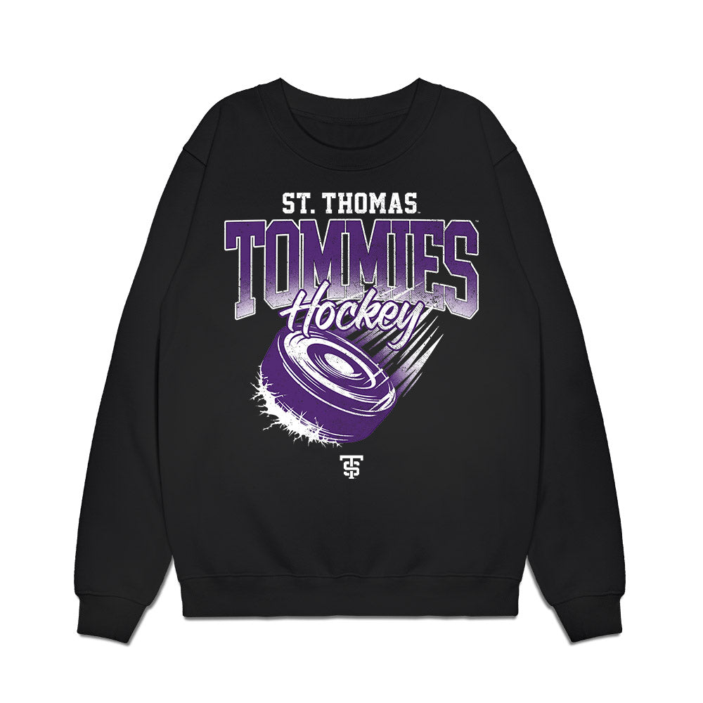 UST - NCAA Men's Ice Hockey : Dylan Godbout - Vintage Shersey Premium Crewneck Sweatshirt-0