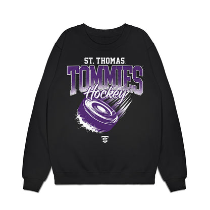 UST - NCAA Men's Ice Hockey : Dylan Godbout - Vintage Shersey Premium Crewneck Sweatshirt-0