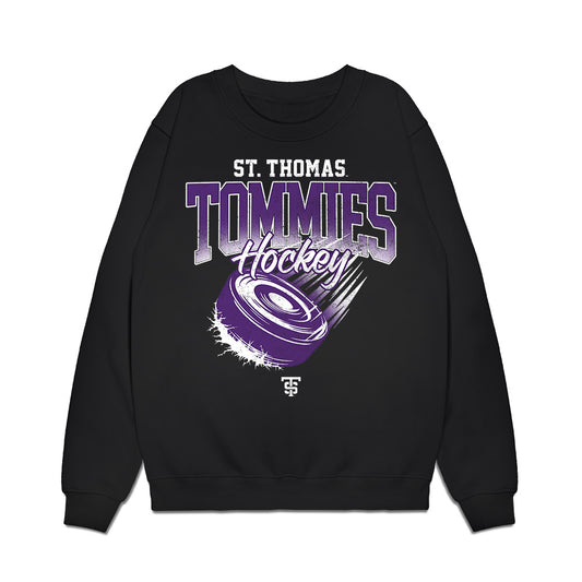 UST - NCAA Women's Ice Hockey : Cara Sajevic - Vintage Shersey Premium Crewneck Sweatshirt-0