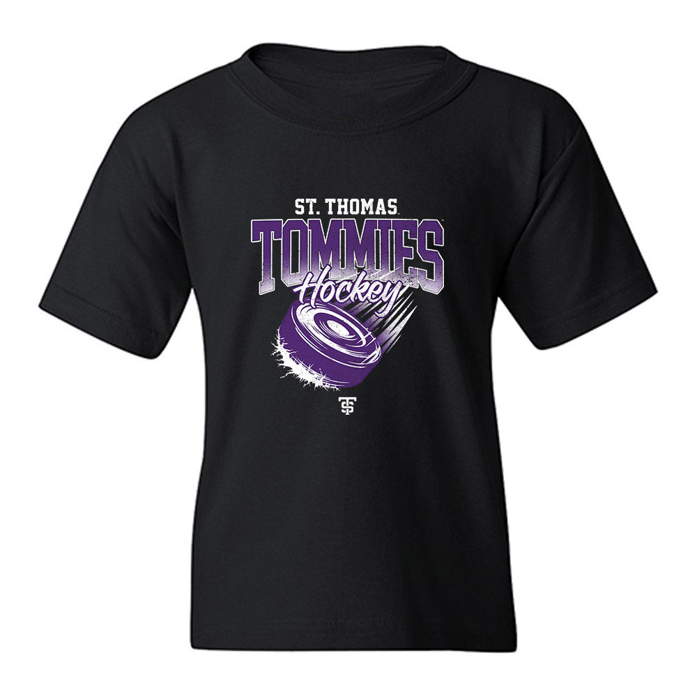 UST - NCAA Women's Ice Hockey : Ella Boerger - Vintage Shersey Youth T-Shirt-0