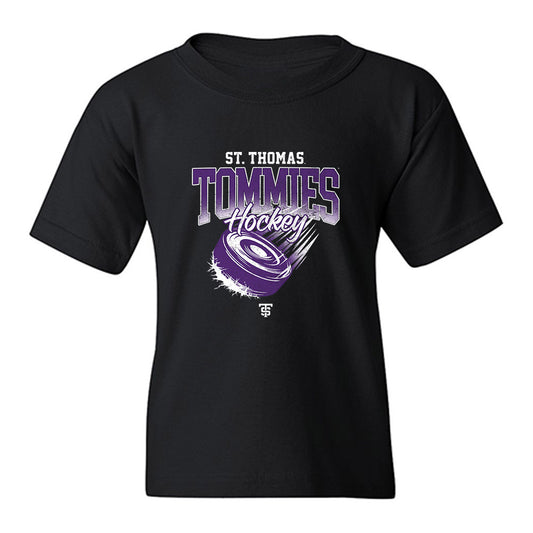 UST - NCAA Women's Ice Hockey : Ilsa Lindaman - Vintage Shersey Youth T-Shirt-0