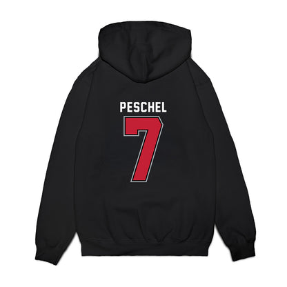 Ohio State - NCAA Women's Ice Hockey : Emma Peschel - Vintage Shersey Premium Hooded Sweatshirt-1