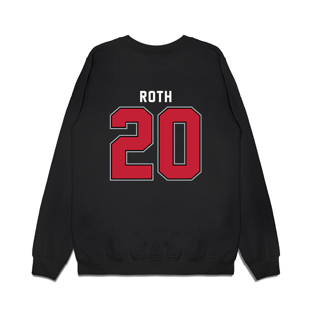 Ohio State - NCAA Women's Ice Hockey : Maria Roth - Vintage Shersey Premium Crewneck Sweatshirt-1