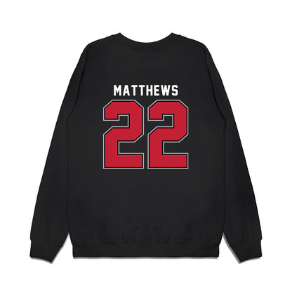 Ohio State - NCAA Women's Ice Hockey : Sloane Matthews - Vintage Shersey Premium Crewneck Sweatshirt-1