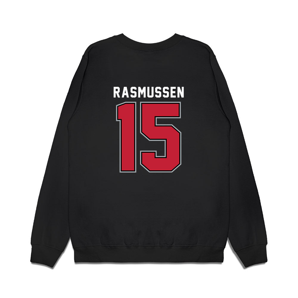 Ohio State - NCAA Women's Ice Hockey : Macy Rasmussen - Vintage Shersey Premium Crewneck Sweatshirt-1