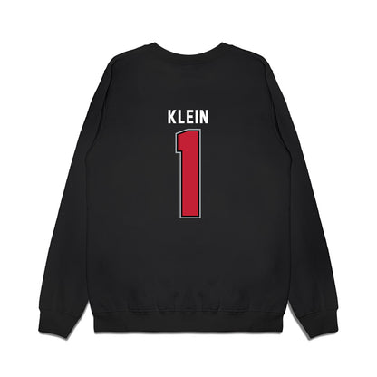 Ohio State - NCAA Women's Ice Hockey : Genevieve Klein - Vintage Shersey Premium Crewneck Sweatshirt-1