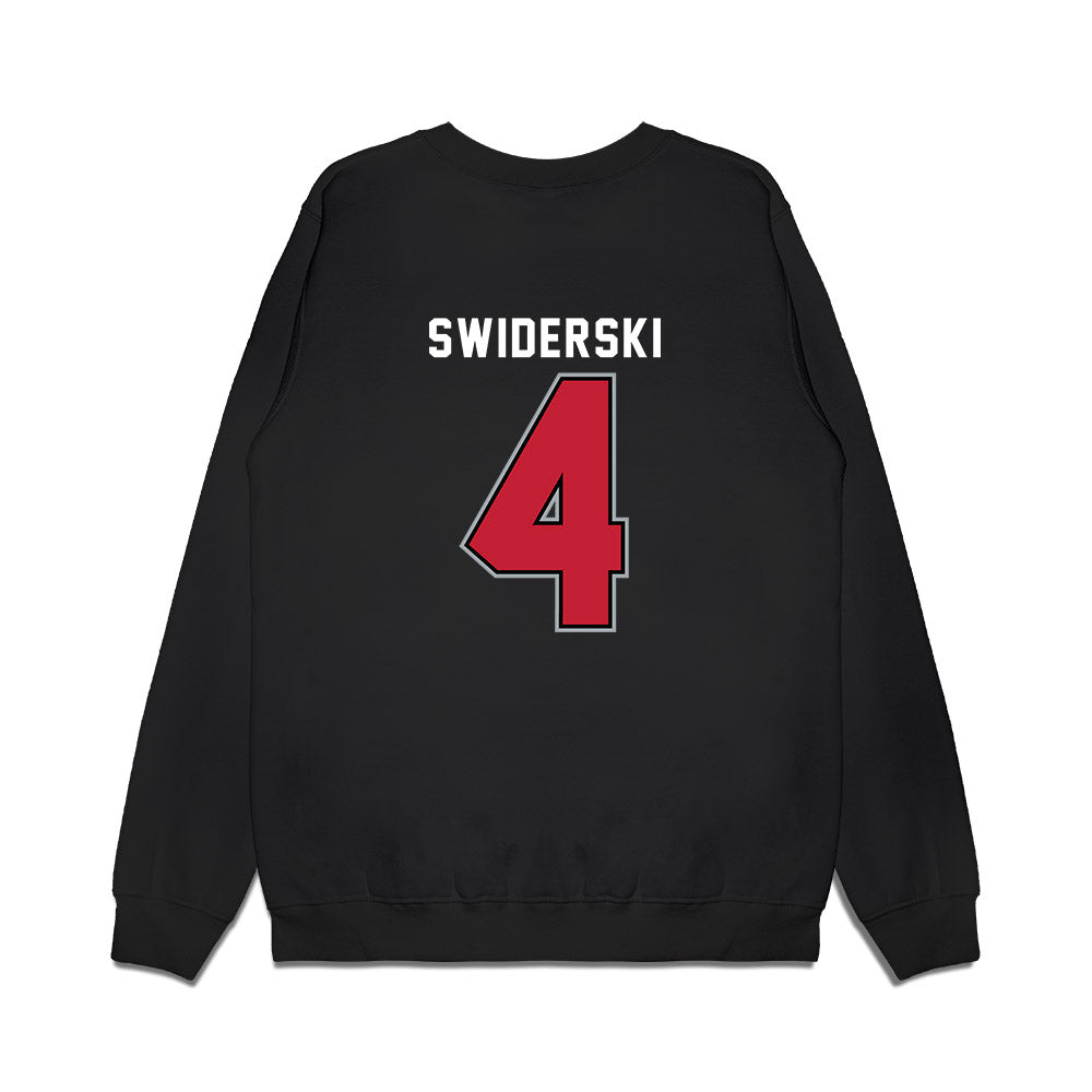 Ohio State - NCAA Women's Ice Hockey : Sara Swiderski - Vintage Shersey Premium Crewneck Sweatshirt-1