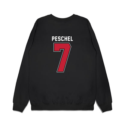 Ohio State - NCAA Women's Ice Hockey : Emma Peschel - Vintage Shersey Premium Crewneck Sweatshirt-1