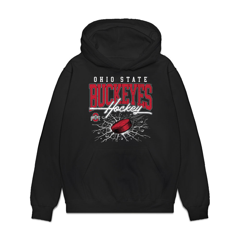 Ohio State - NCAA Women's Ice Hockey : Sara Swiderski - Vintage Shersey Premium Hooded Sweatshirt-0