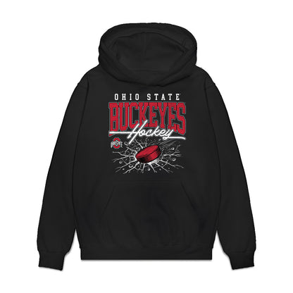 Ohio State - NCAA Women's Ice Hockey : Sara Swiderski - Vintage Shersey Premium Hooded Sweatshirt-0