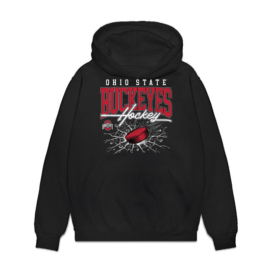 Ohio State - NCAA Women's Ice Hockey : Ema Tothova - Vintage Shersey Premium Hooded Sweatshirt-0