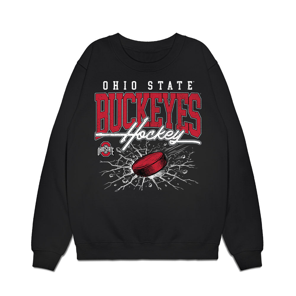 Ohio State - NCAA Women's Ice Hockey : Sloane Matthews - Vintage Shersey Premium Crewneck Sweatshirt-0