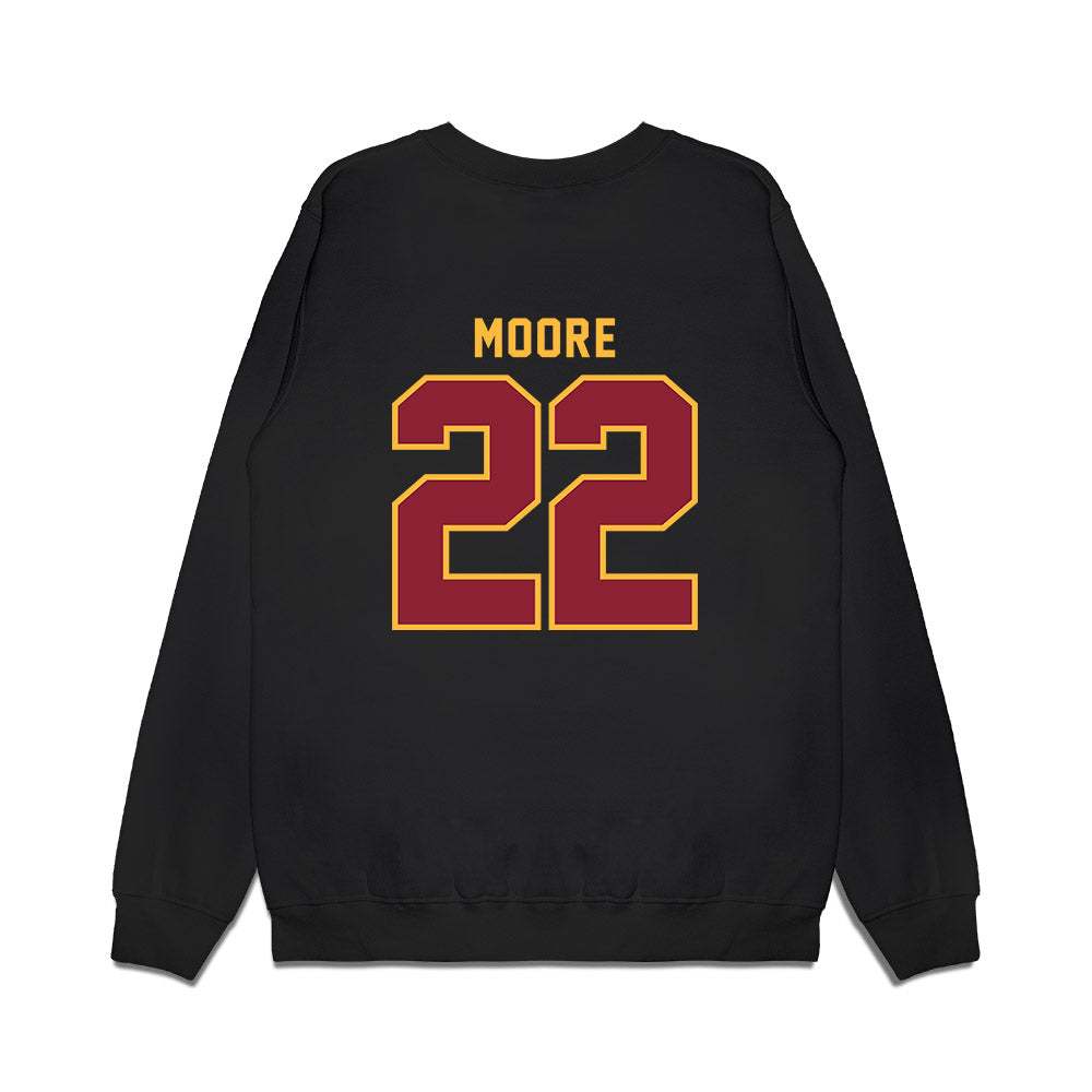 Minnesota - NCAA Men's Ice Hockey : Javon Moore - Vintage Shersey Premium Crewneck Sweatshirt-1