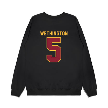 Minnesota - NCAA Women's Ice Hockey : Madeline Wethington - Vintage Shersey Premium Crewneck Sweatshirt-1
