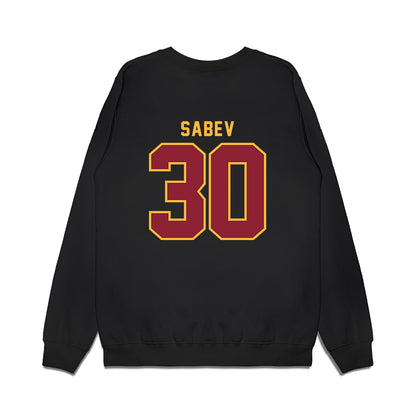 Minnesota - NCAA Men's Ice Hockey : Alexander Sabev - Vintage Shersey Premium Crewneck Sweatshirt-1