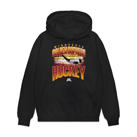 Minnesota - NCAA Women's Ice Hockey : Hannah Clark - Vintage Shersey Premium Hooded Sweatshirt-0