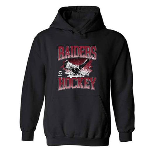 Colgate - NCAA Women's Ice Hockey : Farah Walker - Vintage Shersey Hooded Sweatshirt-0