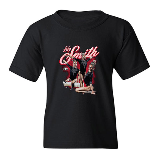 Georgia - NCAA Women's Gymnastics : Lily Smith - Collage Youth T-Shirt-0