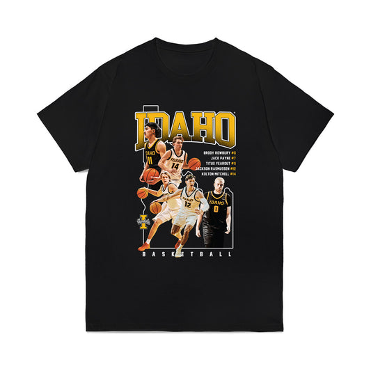Idaho - NCAA Men's Basketball : - Team Collage Comfort Colors T-Shirt-0