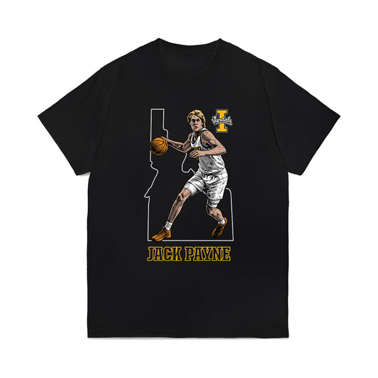 Idaho - NCAA Men's Basketball : Jack Payne - Caricature Comfort Colors T-Shirt-0