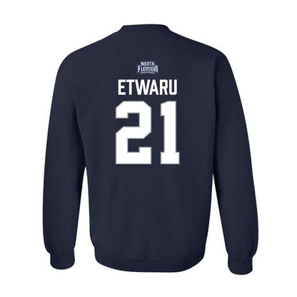 UNF - NCAA Baseball : Kieran Etwaru - Classic Shersey Crewneck Sweatshirt-1