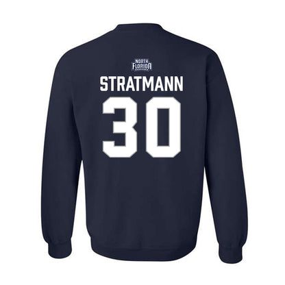UNF - NCAA Baseball : Austin Stratmann - Classic Shersey Crewneck Sweatshirt-1