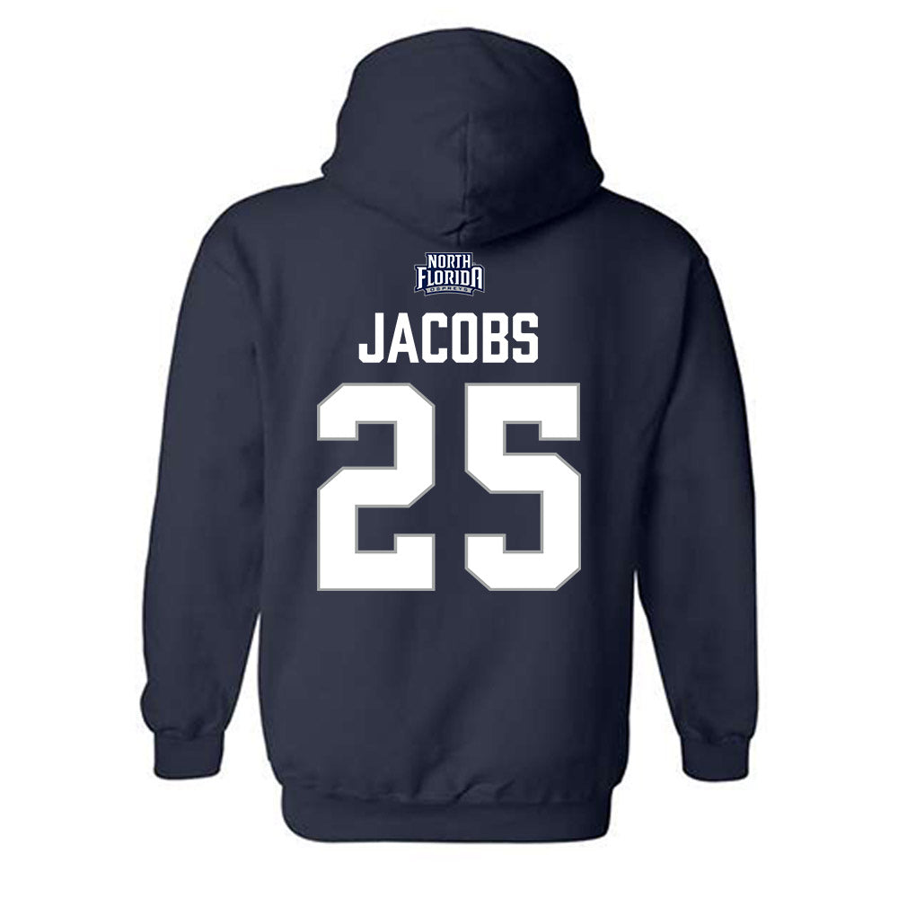 UNF - NCAA Men's Basketball : Gabriel Jacobs - Classic Shersey Hooded Sweatshirt-1