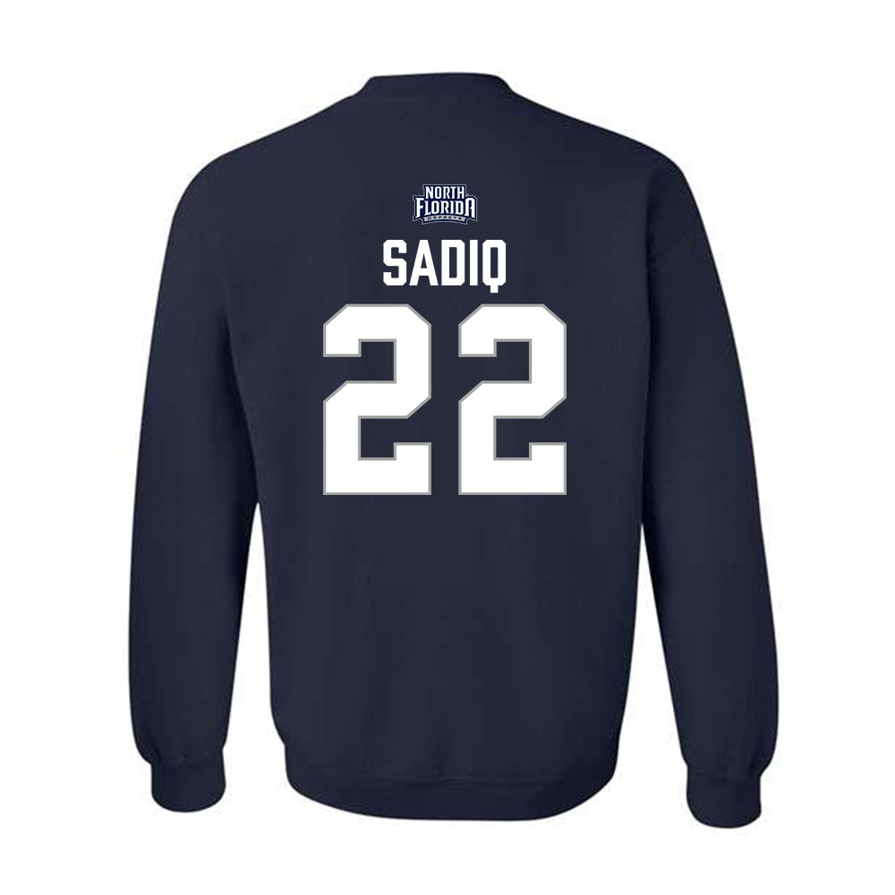 UNF - NCAA Men's Soccer : Kadin Sadiq - Classic Shersey Crewneck Sweatshirt-1