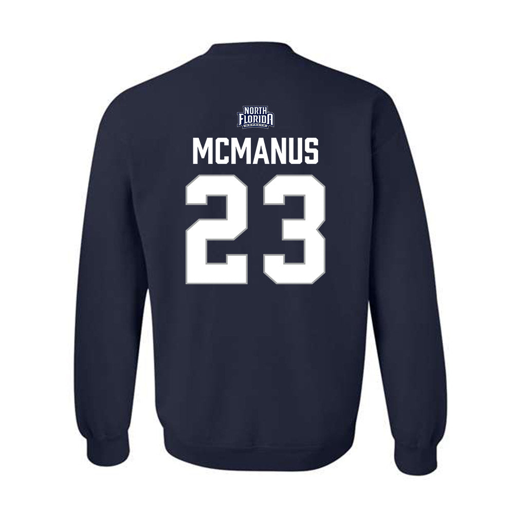 UNF - NCAA Men's Soccer : Brian McManus - Classic Shersey Crewneck Sweatshirt-1
