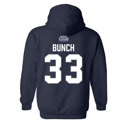 UNF - NCAA Beach Volleyball : Ally Bunch - Classic Shersey Hooded Sweatshirt-1