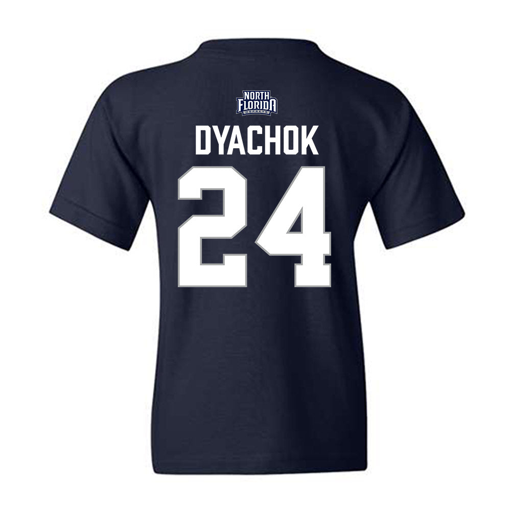 UNF - NCAA Men's Basketball : Nestor Dyachok - Classic Shersey Youth T-Shirt-1