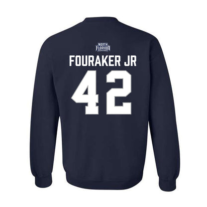 UNF - NCAA Baseball : Eric Fouraker Jr - Classic Shersey Crewneck Sweatshirt-1