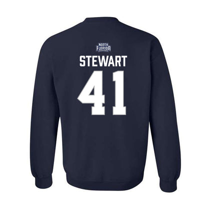 UNF - NCAA Baseball : Jeremiah Stewart - Classic Shersey Crewneck Sweatshirt-1