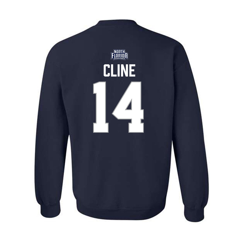 UNF - NCAA Baseball : Fletcher Cline - Classic Shersey Crewneck Sweatshirt-1