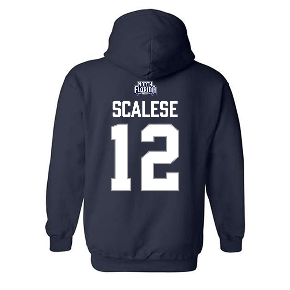 UNF - NCAA Women's Soccer : Ayva Scalese - Classic Shersey Hooded Sweatshirt-1