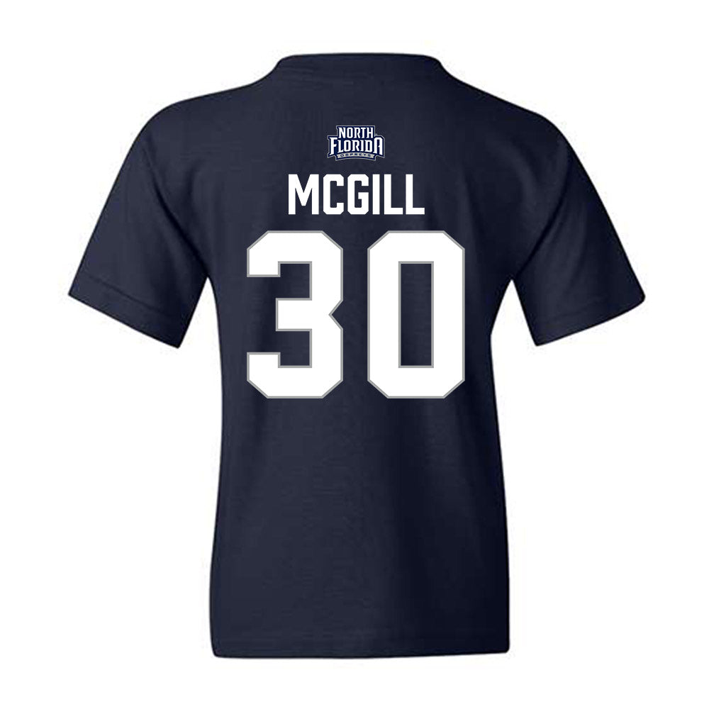 UNF - NCAA Women's Basketball : Dezuray McGill - Classic Shersey Youth T-Shirt-1