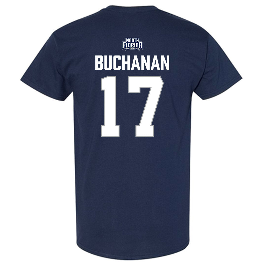 UNF - NCAA Baseball : Drew Buchanan - Classic Shersey T-Shirt-1
