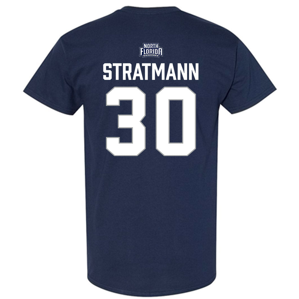 UNF - NCAA Baseball : Austin Stratmann - Classic Shersey T-Shirt-1