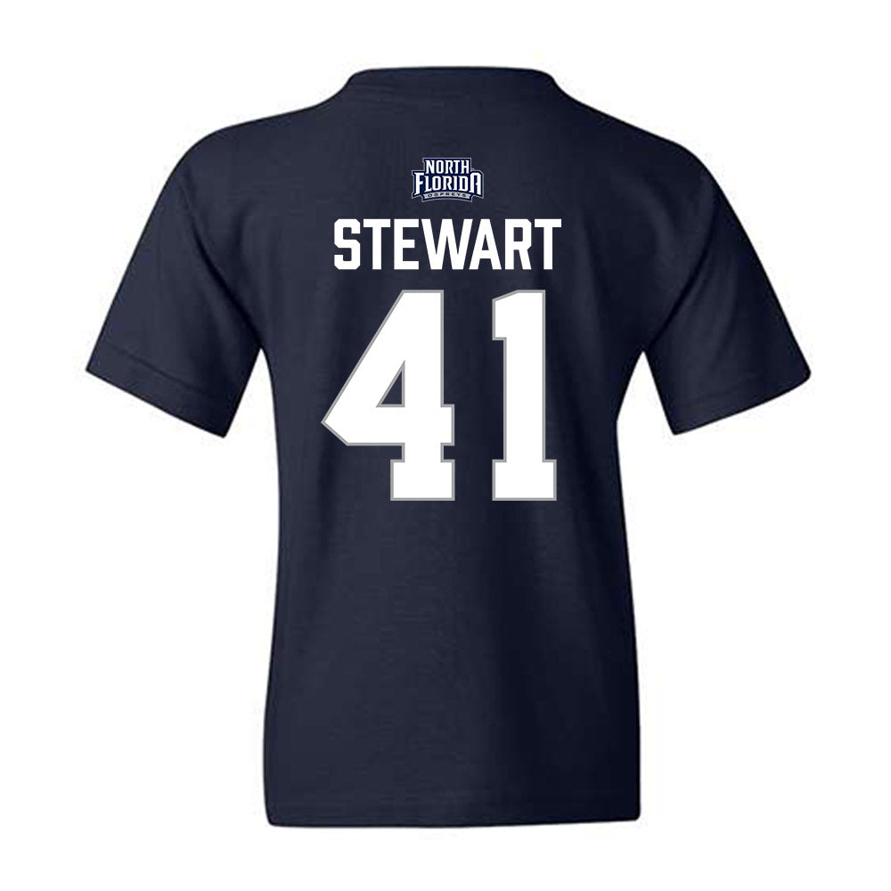 UNF - NCAA Baseball : Jeremiah Stewart - Classic Shersey Youth T-Shirt-1
