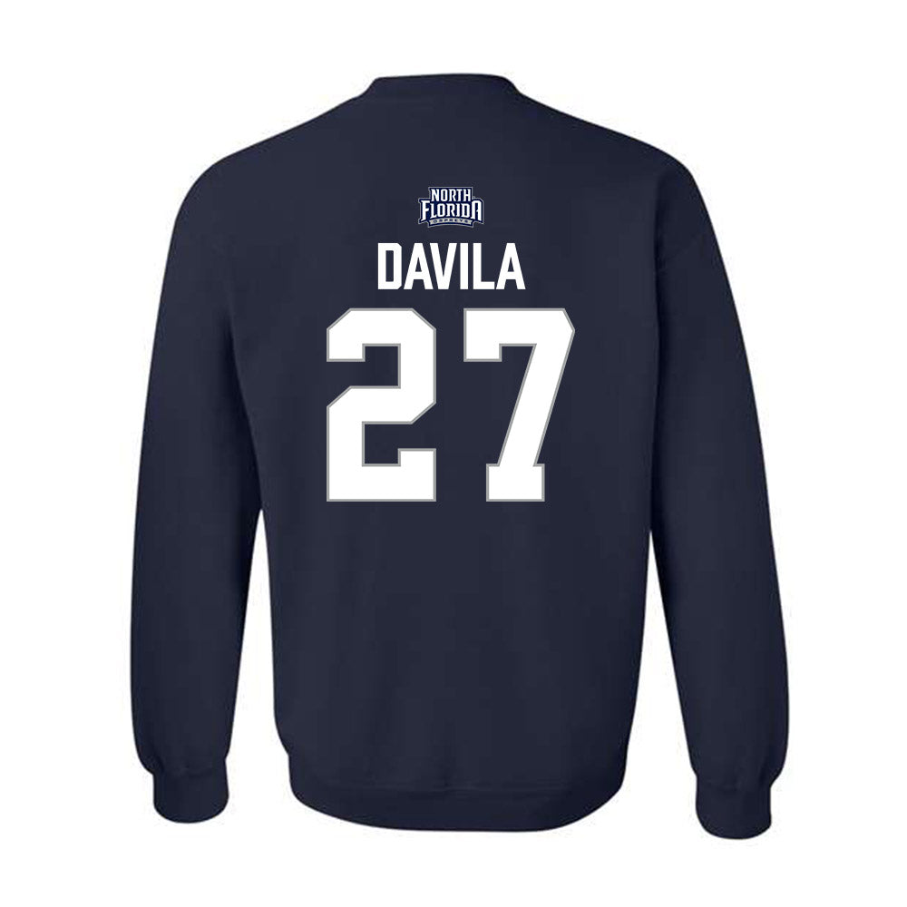UNF - NCAA Softball : Hannah Davila - Classic Shersey Crewneck Sweatshirt-1