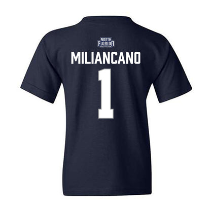 UNF - NCAA Women's Soccer : Sofia Miliancano - Classic Shersey Youth T-Shirt-1
