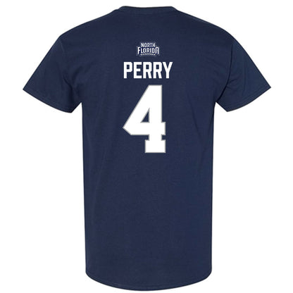 UNF - NCAA Men's Basketball : Christopher Perry - Classic Shersey T-Shirt-1