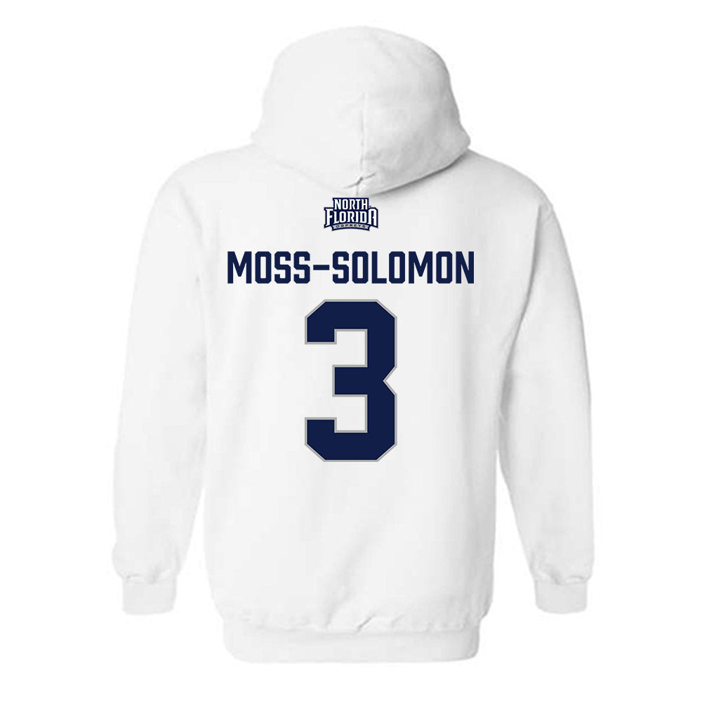 UNF - NCAA Men's Soccer : Jonathan Moss-Solomon - Classic Shersey Hooded Sweatshirt-1