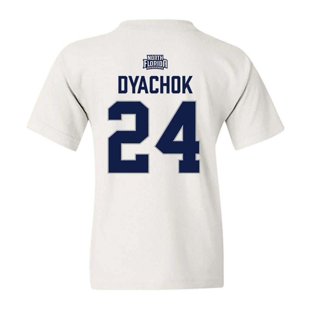 UNF - NCAA Men's Basketball : Nestor Dyachok - Classic Shersey Youth T-Shirt-1